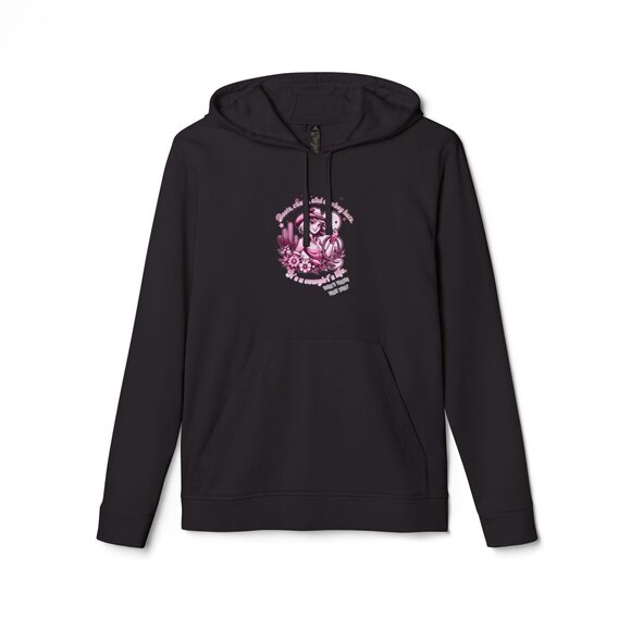 Trendy Cowgirl Fleece Hoodie for Casual Wear - Picture 3 of 5
